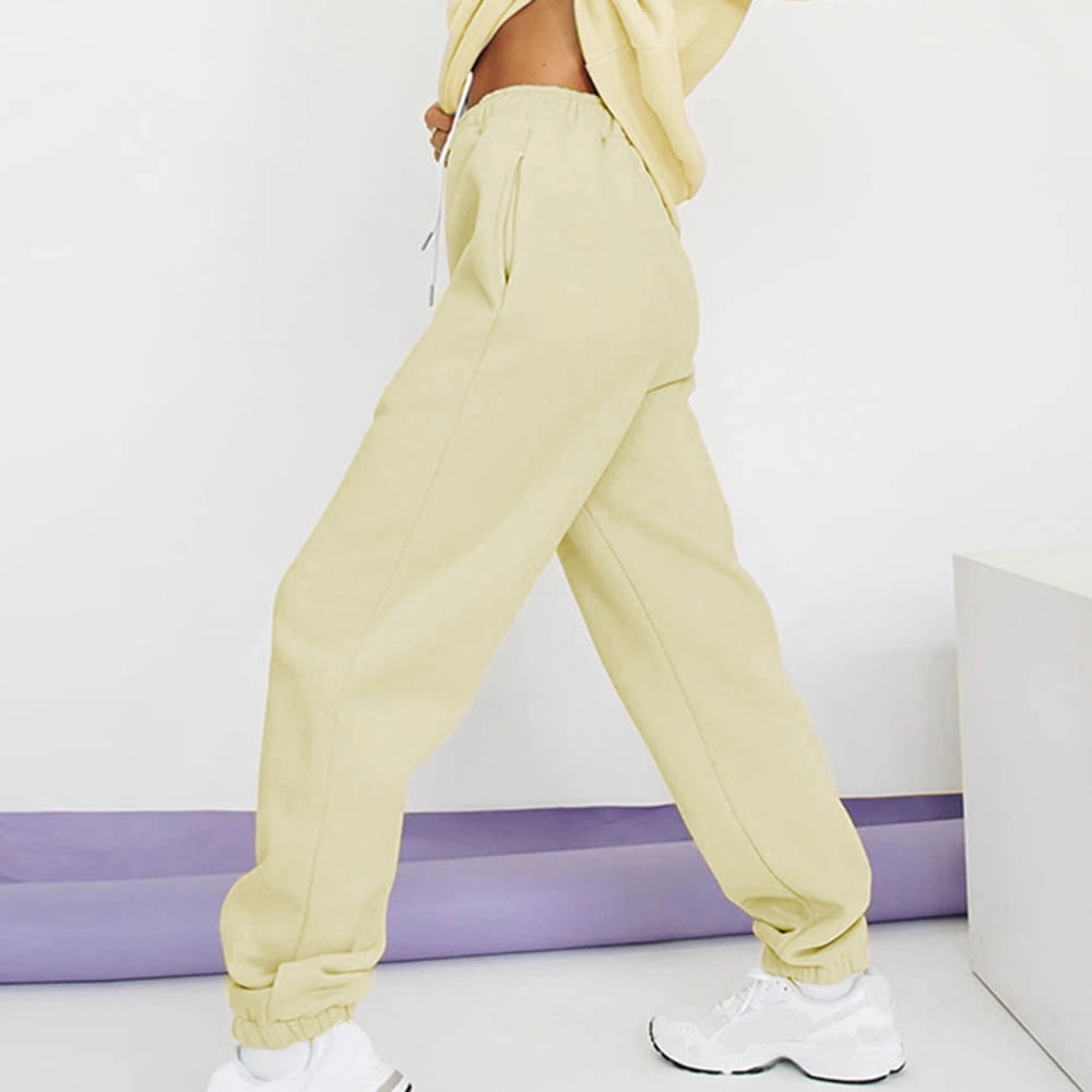 warm fleece joggers womens