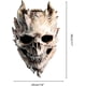 thumbnail image 5 of Máscara de Halloween aterradora, cubierta de cara de esqueleto de Halloween espeluznante Cosplay cubierta de cara de terror de látex accesorios de Cosplay casco de esqueleto, 5 of 5