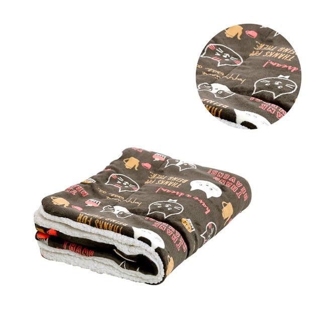 Billuyoard Alfombra de invierno para mascotas, hogar, sala de estar, dormitorio, cálido, para mascotas, para dormir, almohadilla de franela, alfombrilla Suministros para perros NO. 4 S Billuyoard PT000135-04