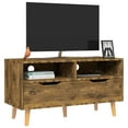 thumbnail image 3 of vidaXL TV Cabinet Smoked Oak 35.4"x15.7"x19.1" Engineered Wood, 3 of 7