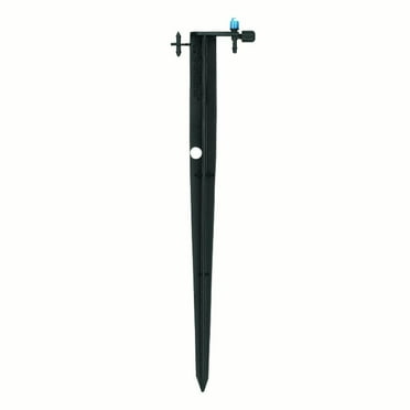 Orbit 3 Pack Adjustable Flow Half Pattern Micro-Sprinkler on 12 Inch Stake for Drip System