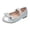 A2-Silver, variant on Ccpelsie Girls Dress Shoes Mary Jane Flats Flower Girl Cute Shoes Toddler Mary Jane Flats(Gold,1.5)