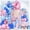 Light Blue Pink Metallic Pink Blue Royal Blue, variant on White Gold Balloon Arch Kit, 144 PCs Beige Sand White Champagne Gold Balloons Garland for Birthday First Communion Neutral Wedding Bridal Shower Engagement Baby Shower Party Decorations