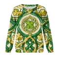 thumbnail image 3 of Uootdi Oversized St Patricks Day Sweatshirts for Women Irish Saint Pattys Shamrock Crewneck Long Sleeve Shirts Holiday Trendy Pullover Tops Gift, 3 of 7