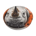 thumbnail image 1 of Balery Polka Dot Rhino Welcome Fundas de asiento para taburete de bar redondo de tela de terciopelo ajustables que protegen de arañazos y manchas para sillas de 14 a 17 pulgadas.-14 inch, 1 of 7