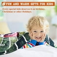 thumbnail image 2 of Football Blanket for Boys Football Lover Gift Ideas Soft Fleece Throw Blanket Green Football Stuff Bedroom Decor - 50x60 Inch, 2 of 6