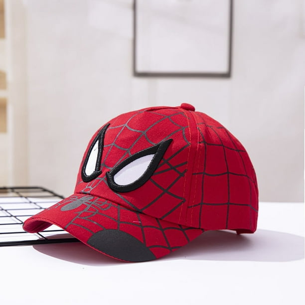 Gorra de béisbol de dibujos animados para niños y niñas, sombrero de Hip Hop de borde plano, modelo de dibujos animados, gorras de bebé de 2 a 8 años, Marvel Fivean unisex