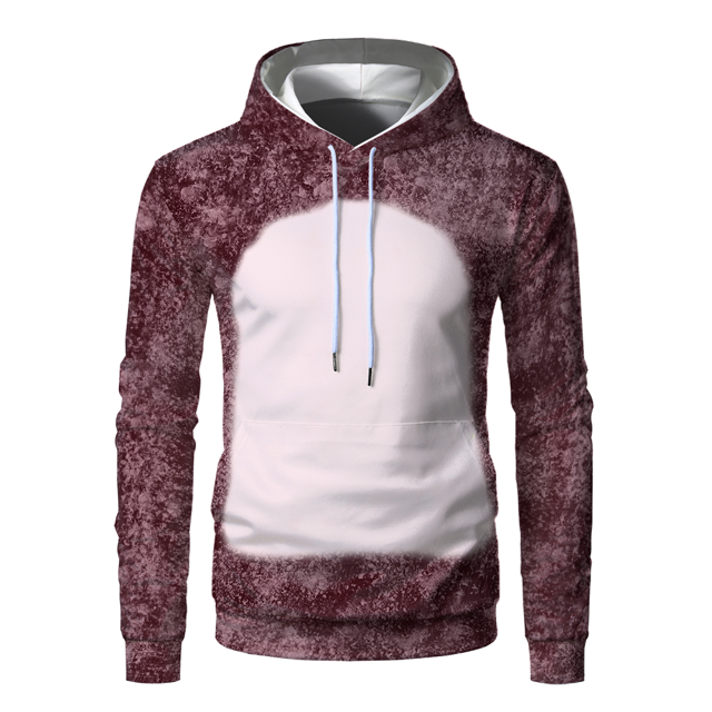 Sudaderas con capucha Tie Dye para Navidad, sudadera de gran tamaño, jersey en blanco de sublimación, ropa de Navidad de manga larga para imprimir Logotipo de foto