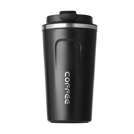 

Aspire 17 oz. Stainless Steel Coffee Cup Double-Insulated Leak Proof Coffee Travel Mug-Black-17oz