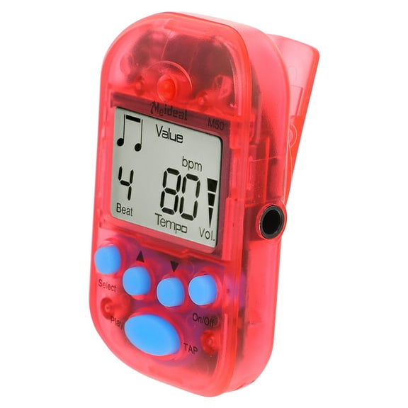 Masteelf 1Pc Mini Metronome Professional Electronic Metronome Guitar Piano Metronome