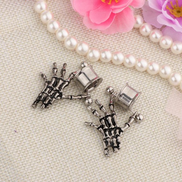 Túnel de pezón perfecl 1 par modal Ear Plug Plata 12mm