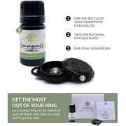Essence Refresh Kit – Lemongrass Essential Oil – Black Personal Aromatherapy Pod