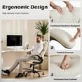thumbnail image 6 of CHEERFUN Big and Tall Office Ergonomic High Back Executive Desk Chair with Wide Seat, Cream, 6 of 6