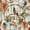 Clear, variant on Vintage Bird & Floral Wallpaper, Rustic Boho Floral peel and stick wallpaper, waterproof, Home Decor for Bedroom, Living Room, Bathroom, Kitchen Cabinet, Dorm Room [17.7 * 118 in]