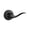 Black, variant on Kwikset 720TNL-15 Tustin Passage Door Lever in Satin Nickel