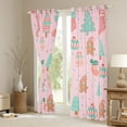 thumbnail image 3 of Castle Fairy Chid Gingerbread Man Blackout Curtains Set of 2 (52x84 Each),Merry Christmas Window Curtains,Polka Dots Curtains and Drapes,Ultra Soft Home Decor, 3 of 6