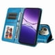 thumbnail image 4 of Funda tipo cartera GANGXUN para OPPO A5 Pro , diseño girasol, cuero PU, soporte, cierre magnético, tarjetero, 4 of 5