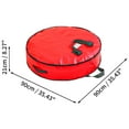 thumbnail image 2 of Unique Bargains 1 Pce Sac de Couronne de Noël Grand Sac de Rangement Bacs de Rangement 35.43"x35.43"x8.27 Pouces Rouge PP, 2 of 5