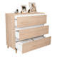 thumbnail image 5 of Cajonera Organizador para Recámara con 3 Cajones  Color Beige y Blanco | Excelsior, 5 of 8