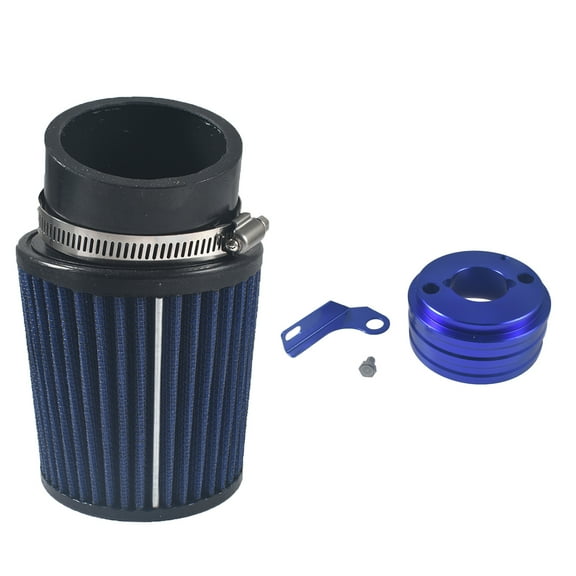 62mm Inlet Air Filter Cleaner Adapter Kit for Predator 212cc 6.5 HP GX160 GX200 Mini Bike Go Kart Cart Parts Blue