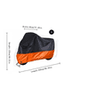 thumbnail image 4 of Cubierta De Motocicleta Impermeable Naranja Malubero Malu1089 Talla XL, 4 of 4