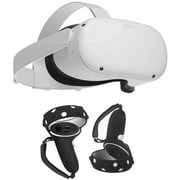 Meta Quest 2  Advanced All-In-One Virtual Reality Headset  128 GB with Tigology Accessories