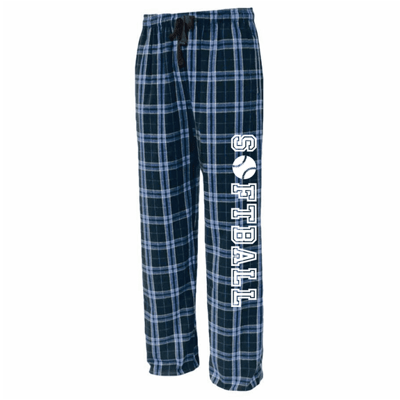 Adult Softball Columbia Flannel Pants (Adult Small)