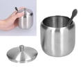 thumbnail image 1 of Seasoning Pot, Anti-Oxidation 304 Stainless Steel Anti-rust Sugar Container  For Storing Salt For Storing Sugar For Storing Chili For Storing Pepper, 1 of 8