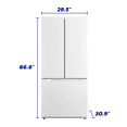 thumbnail image 4 of Element 18.4 cu. ft. French Door Refrigerator - White (ERFD19CGCW), 4 of 5