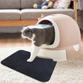 thumbnail image 2 of Alfombrilla para arena de gato de doble capa EVA, alfombrilla para arena de gato con garras abrasivas, plegable, de poliéster, para las cuatro estaciones, 2 of 4