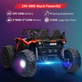 thumbnail image 3 of Shininglove 24V Electric Kids Ride on Car with Remote Control, 10Ah Battery Powered Wheel UTV with Spring Suspension for Boys, Red, 3 of 6