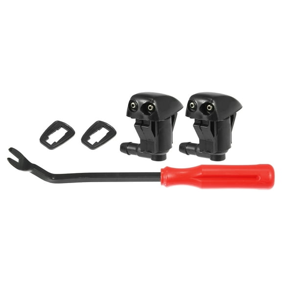 3 Pcs Front Windshield Wiper Washer Nozzle Spray Jet Kit 85381-30020 85381-12050 for Toyota Corolla 1992-1996