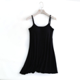 thumbnail image 3 of Taqqpue Women Built in Bra Nightgowns Casual Solid Color Spaghetti Strap Scoop Neck Full Slip Sleep Shirts Lightweight Dry Quick Sleep Dress Loose Fit Flowy Sleeveless Plus Size Sleepwear, 3 of 4