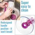 thumbnail image 4 of Dispensador de masa para panqueques – Herramienta imprescindible en la cocina para panqueques, magdalenas, gofres, mezclas de muffins, crepes y pasteles perfectos – Suministros para hornear, 4 of 5