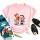thumbnail image 1 of Camiseta de Reno de Navidad para mujer, ropa de talla grande, Camisetas estampadas blancas 2021, 1 of 5