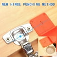 thumbnail image 5 of Kiplyki Hinge Hole Template Hinge Hole Drill Guide Locator For Door Cabinet Assembly, 5 of 8