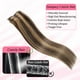 thumbnail image 2 of Extensiones de cabello humano real Gampacy con clip, 7 unidades, 56 cm, 2 of 8