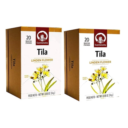 Spanish Linden Flower Tea (Tila / Tilo) by Carmencita (Pack of 2)