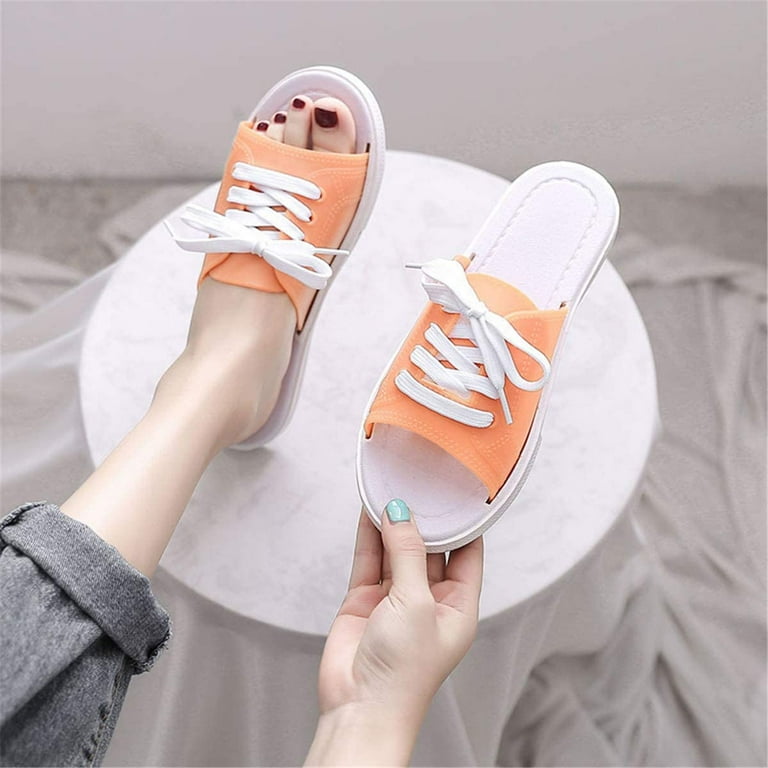 Canvas clearance sandals ladies