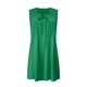 thumbnail image 5 of mfyjkho Vestidos para mujer, Vestidos lisos para mujer, verano, casual, sin mangas, con pliegues, con lazo frontal, plisado, minivestido de playa para vacaciones con bolsillo s, 5 of 7