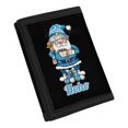 thumbnail image 2 of FUIALDOLG Christmas Polyester Children's Trifold Wallet with Santa Claus Pattern, Foldable Youth Wallet for Outdoor and Travel, 2 of 7