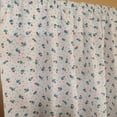 thumbnail image 3 of Cotton Curtain Floral Print 58 Inch Wide Tiny Flower Dots Blue, 3 of 3