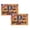A402 B 15.7x23.6" 2Pack, variant on 2Pcs 250 Anniversary Usa Door Mat â Patriotic Door Mat Personalized,Patriotic Welcome Doormat,A To Z 26 Letters Memorial National Day Floor Mats,Non- Freedom Memorial Day Porch Front Decor