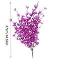 thumbnail image 3 of Worallymy Adorno de mesa portátil con flores artificiales decoración floral para el hogar oficina boda fiesta flor falsa rosa roja Worallymy JD735806817, 3 of 7