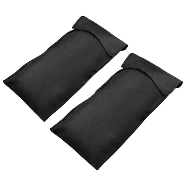 SHISUYAN Hemoton 2PCS BBQ Tool Storage Bag Tool Case Lightweight Holder Pouch Handbag Shoulder Bag (Black)