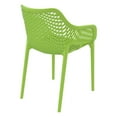 thumbnail image 6 of Compamia Air XL Outdoor Patio Dining Arm Chair in Tropical Green, 6 of 6
