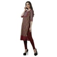 thumbnail image 5 of Moomaya Indian Women Cotton Side Slit Kurtis Printed Bollywood Designer Kurta, 5 of 6