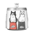 thumbnail image 7 of Yayeee Ashtray with Lid for Cigarette Smokeless Stainless Steel Home Ash Holder, Black Chubby Cat, 7 of 7