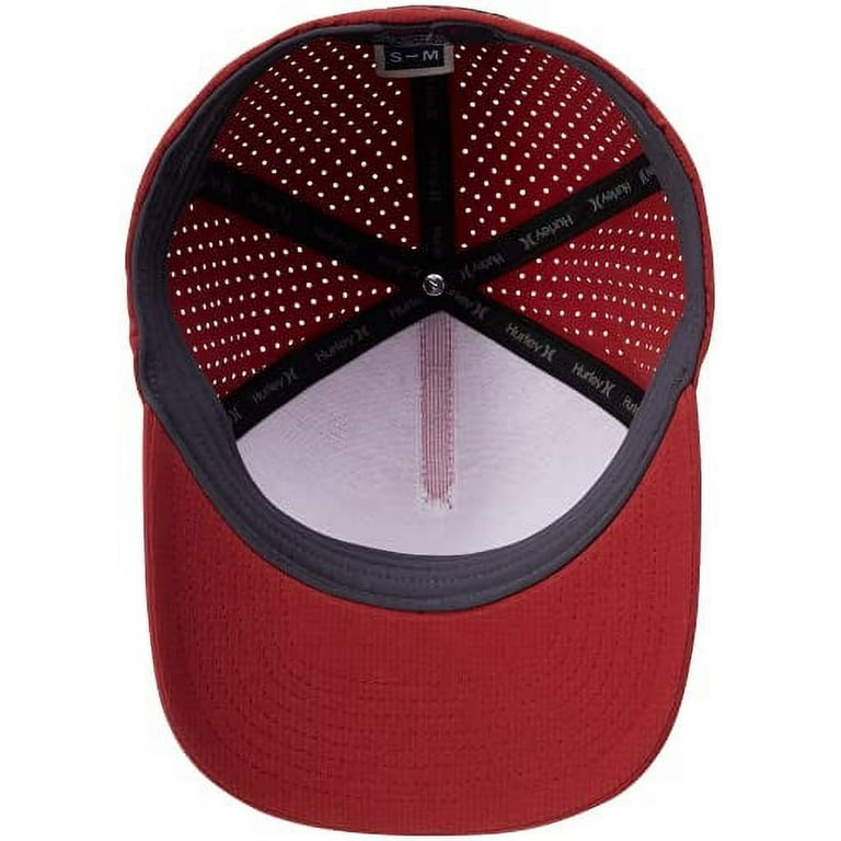 Hurley Men s Phantom Advance Dri FIT Hat Cap With UPF 50 Sun Protection Small Medium Burgundy Walmart