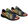 thumbnail image 6 of Autism Awareness Different Not Less Shoes Sneakers for Women Men Black Size 8.5, 6 of 7